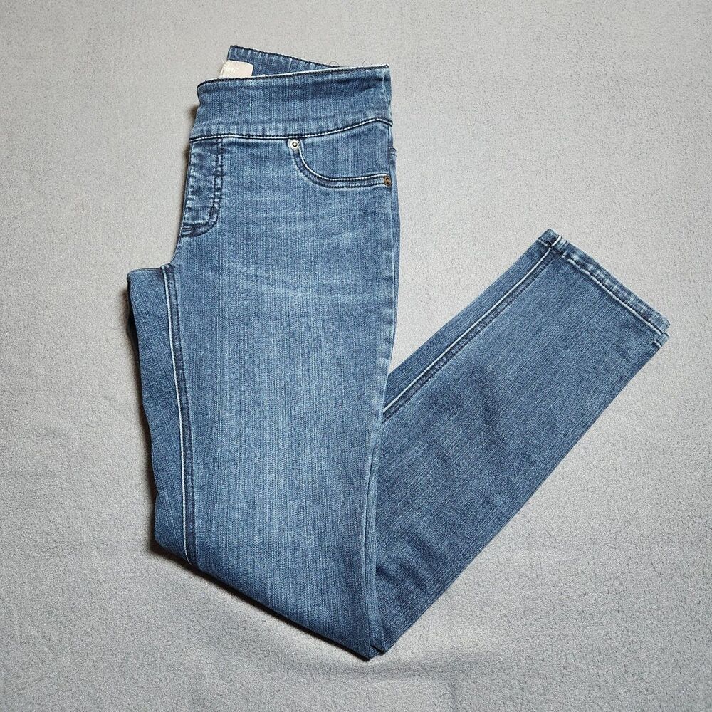 Chico's So Slimming Jeans Women 00 US 2 Low Rise Pull On Straight Leg Jeggings